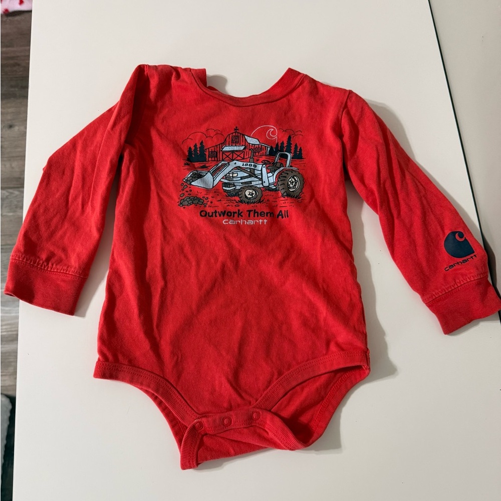 Carhartt Red Tractor Graphic Toddler Shirt